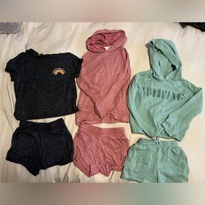 Kids Matching Set Bundle - Navy R+R, pink R+R, green Runway.